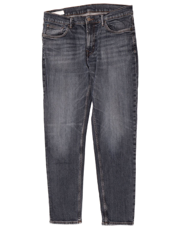 Мужские узкие джинсы Zara EU 46 XL W36 L30 синие, хлопок
