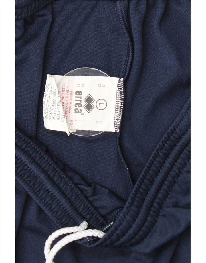 Мужские спортивные шорты Errea, большие темно-синие, полиэстер