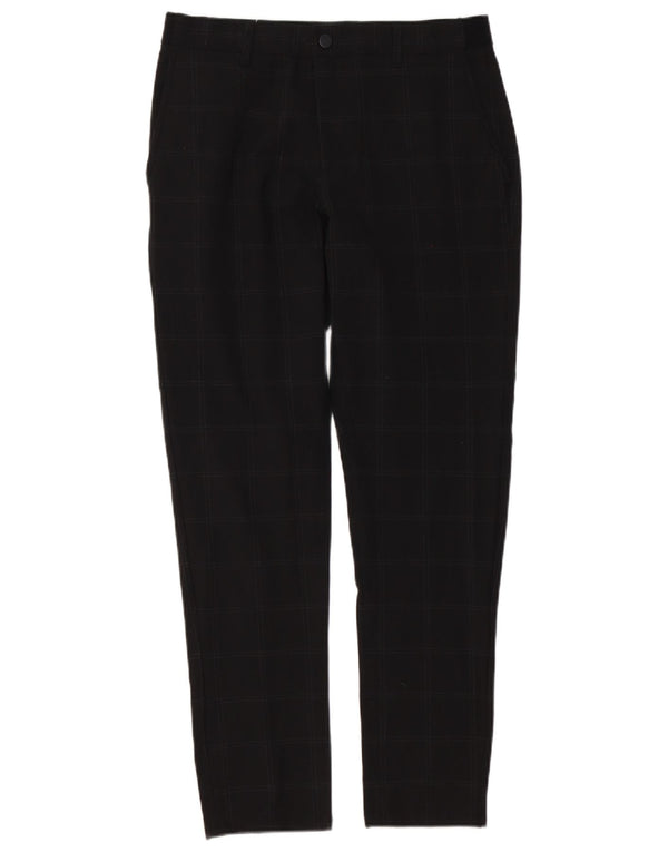Мужские брюки-чиносы Zara Medium W31 L30, черные в клетку