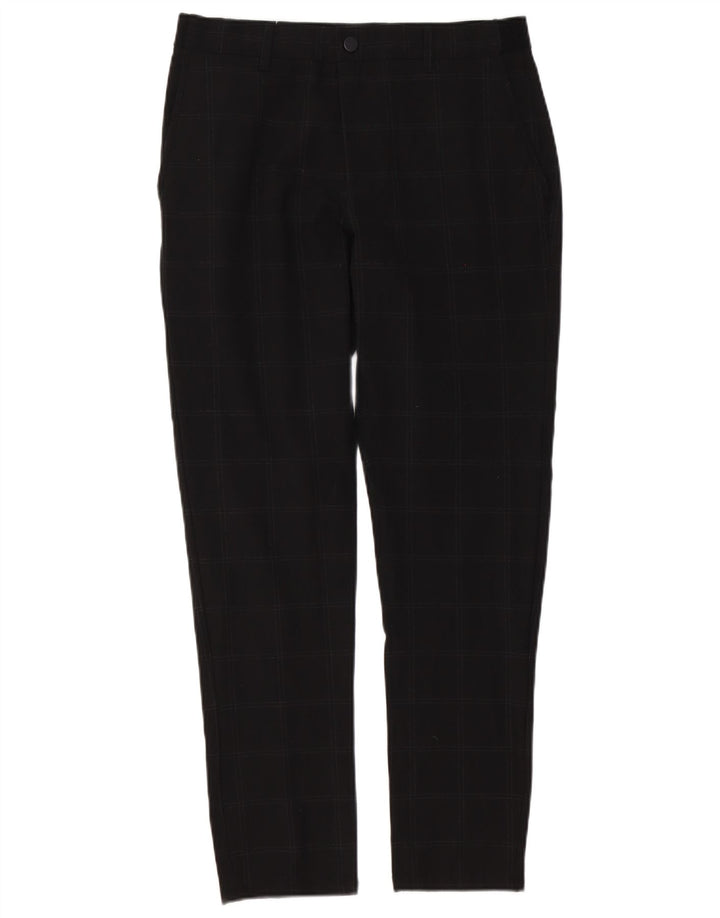 Мужские брюки-чиносы Zara Medium W31 L30, черные в клетку