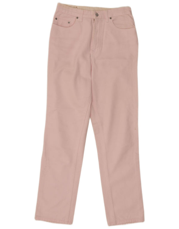 Женские зауженные джинсы Benetton W32 L29, розовый хлопок