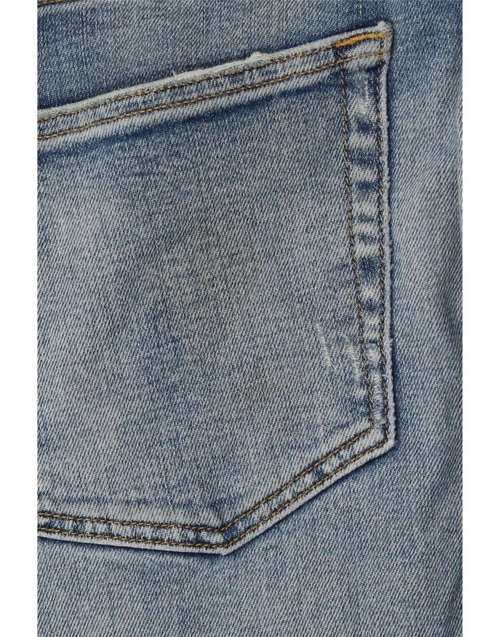 Мужские потертые узкие джинсы Calvin Klein W29 L28, синий хлопок