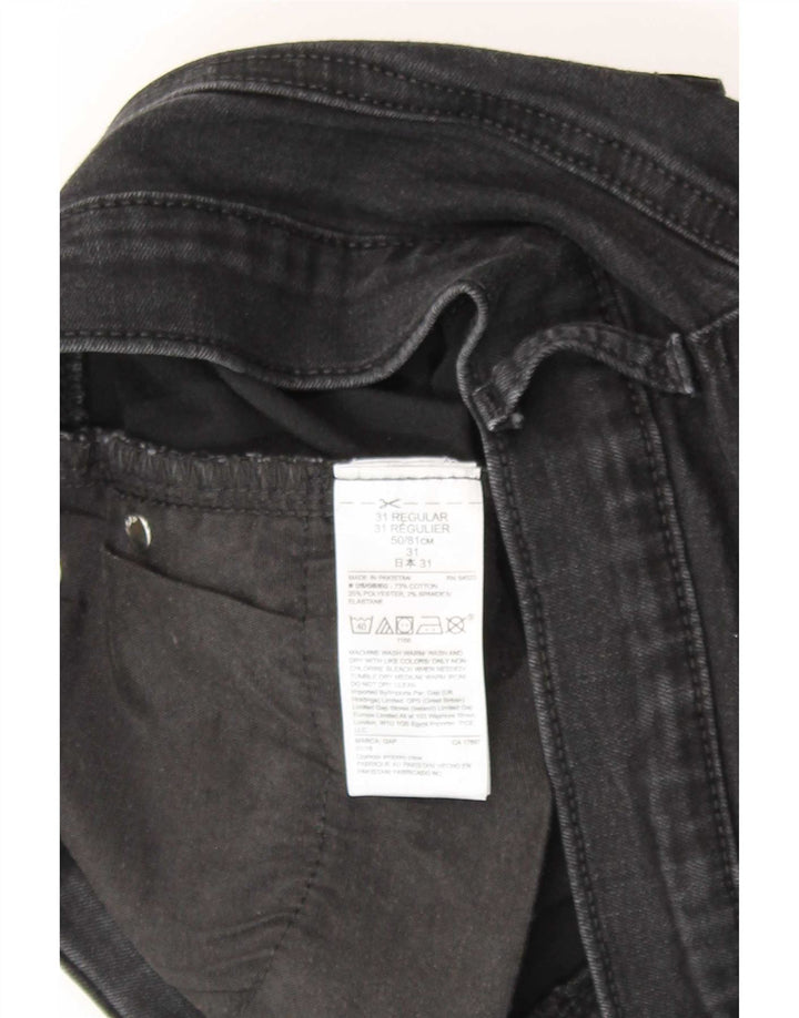 Женские прямые джинсы Gap W31 L30, черный хлопок