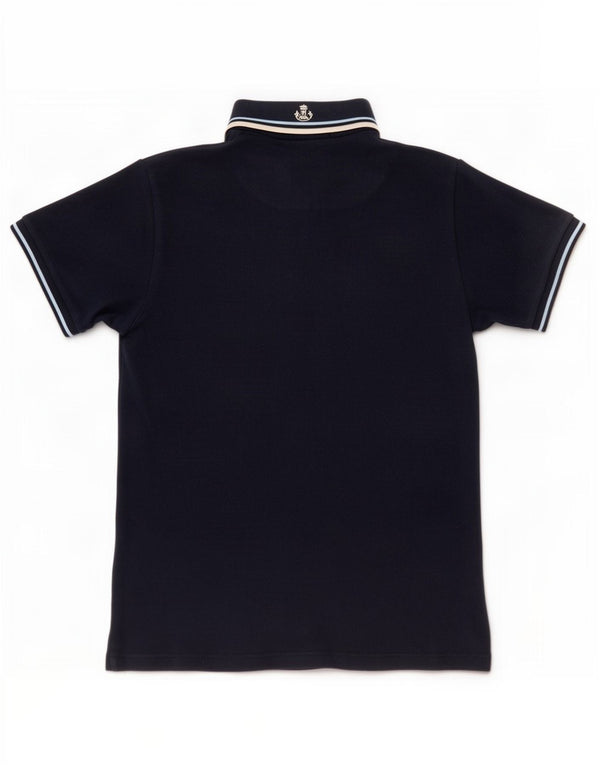 Рубашка-поло Fred Perry для мальчиков 11-12 лет, темно-синяя, хлопковая