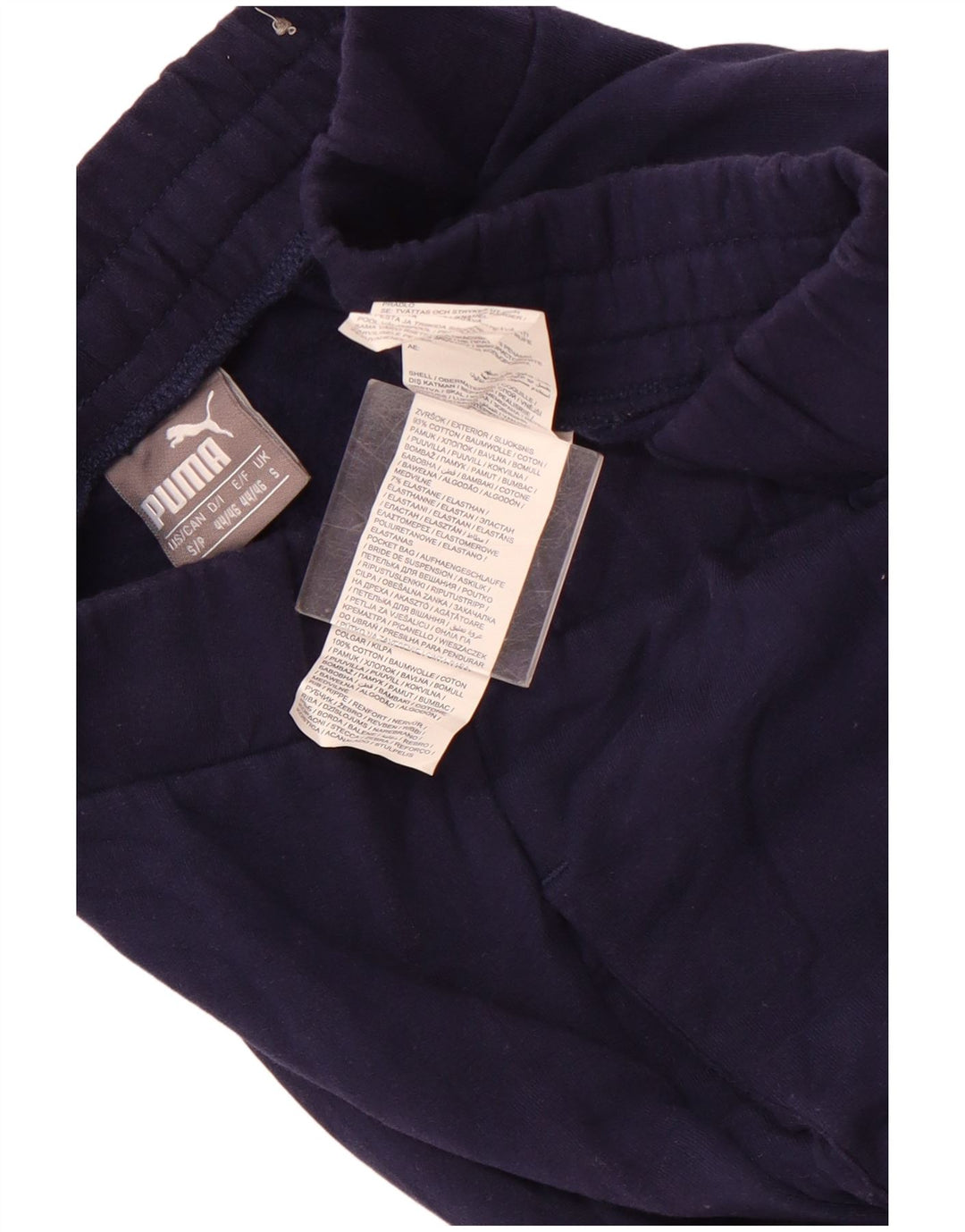 Мужские спортивные брюки PUMA, джоггеры, маленькие, темно-синие, хлопок