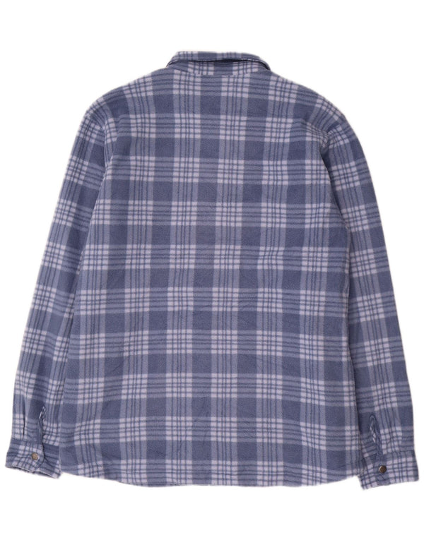 Мужская флисовая рубашка Volcom Lumberjack XL, синяя клетка в клетку, полиэстер