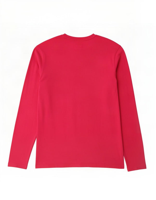 Женский топ Lee с длинным рукавом и графикой, UK 18 XL, розовый хлопок