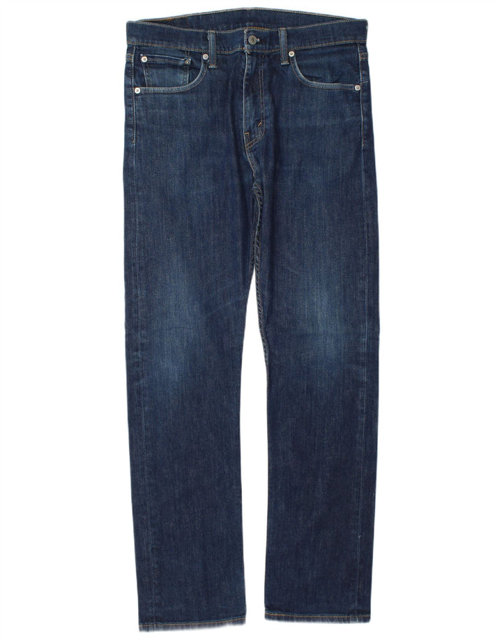Мужские прямые джинсы Levi's 513 W32 L32 синие, хлопок