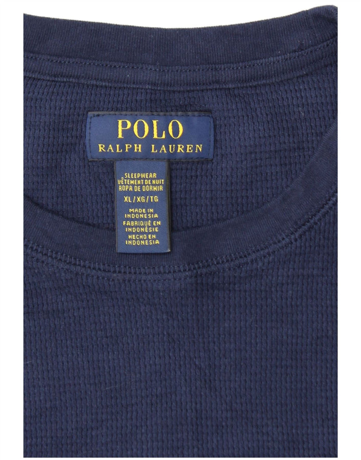Мужской топ POLO RALPH LAUREN с длинным рукавом XL, темно-синий, хлопок