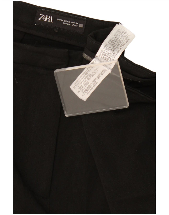 Женские повседневные брюки Zara Bootcut XL W32 L33, черный полиэстер