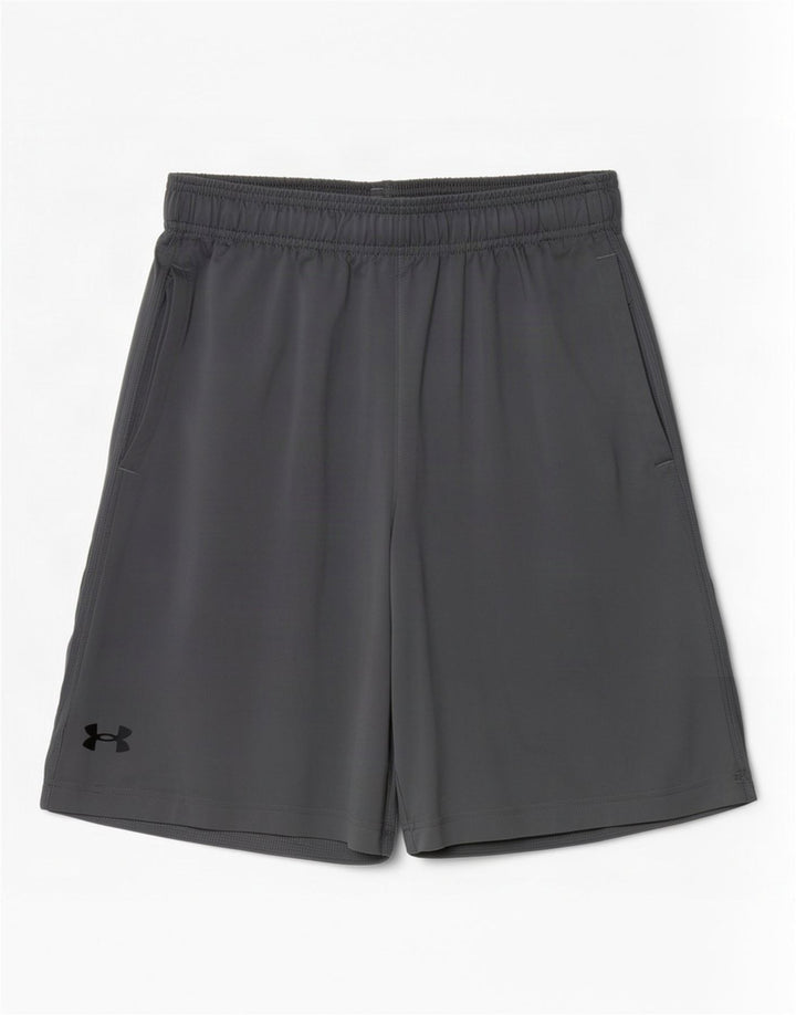Мужские спортивные шорты свободного кроя Under Armour, маленький серый полиэстер