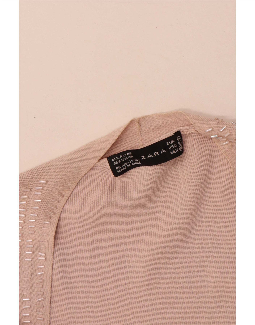 Женская блузка Zara Top UK 14, большой розовый вискоза
