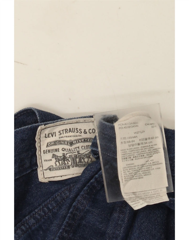 Женские прямые джинсы Levi's W27 L29, темно-синий, хлопок