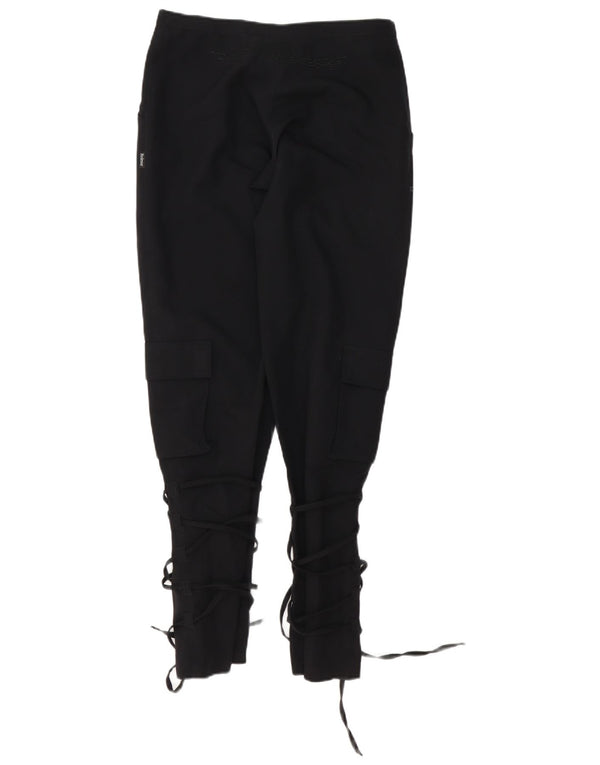 Винтажные женские прямые брюки карго IT 42 Medium W28 L32 Черные
