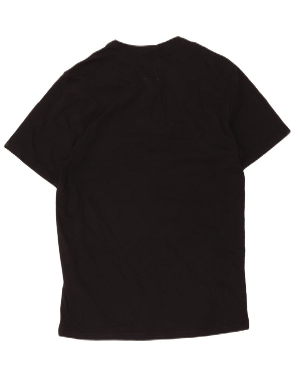 Мужская футболка с рисунком Guess UK 34 XS, черный хлопок