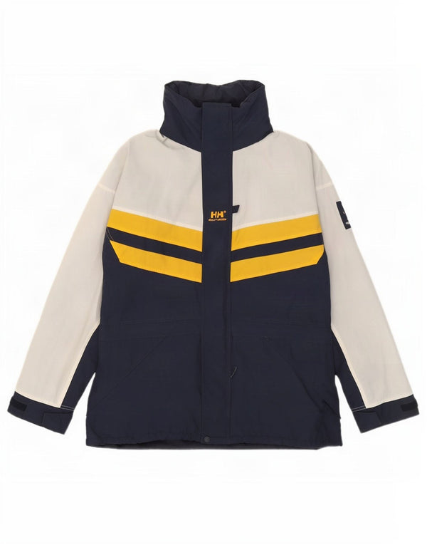 Мужская ветровка Helly Hansen UK 38, средний темно-синий с цветными блоками