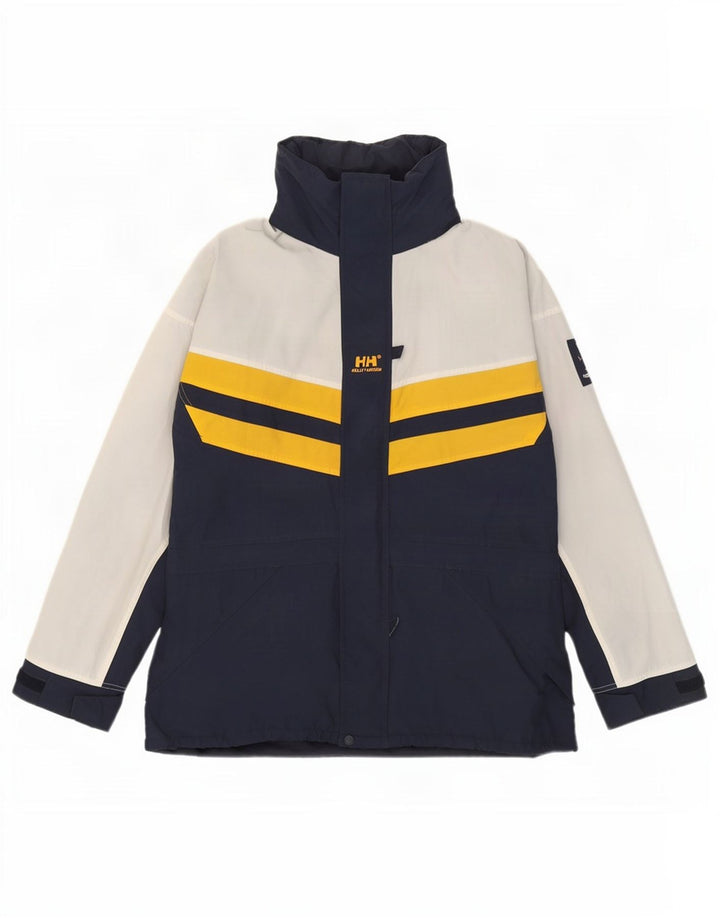 Мужская ветровка Helly Hansen UK 38, средний темно-синий с цветными блоками