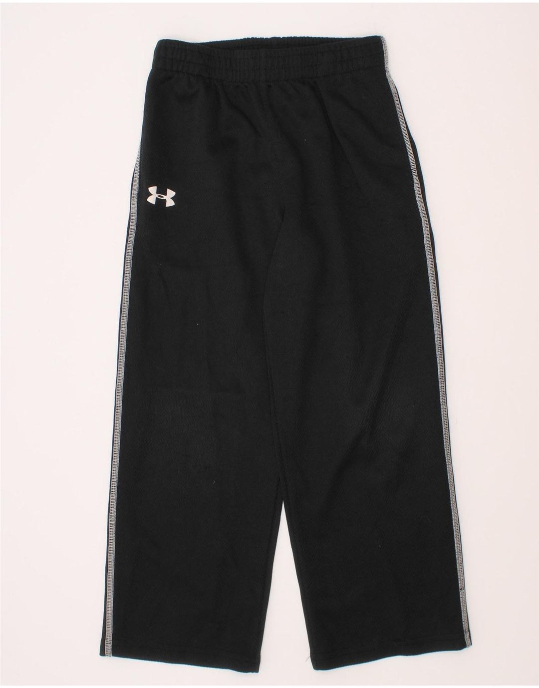 Спортивные брюки с графическим рисунком для мальчиков Under Armour, 5–6 лет, черный полиэстер