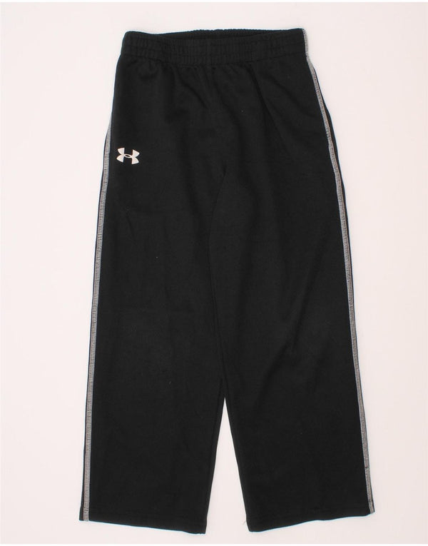 Спортивные брюки с графическим рисунком для мальчиков Under Armour, 5–6 лет, черный полиэстер