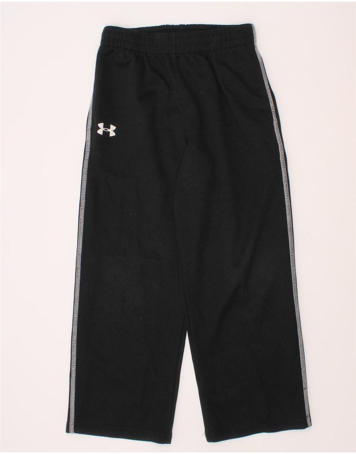 Спортивные брюки с графическим рисунком для мальчиков Under Armour, 5–6 лет, черный полиэстер