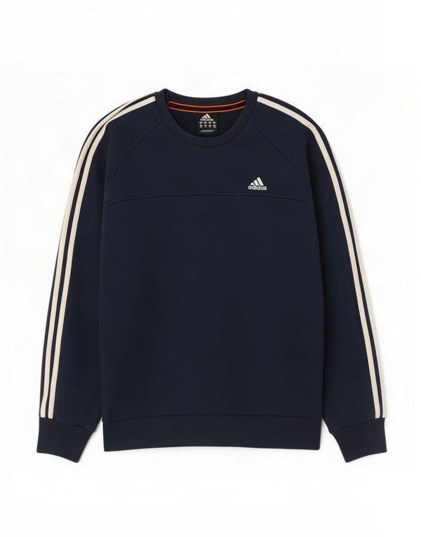 Мужской свитер Adidas Джемпер среднего размера, темно-синий, хлопок