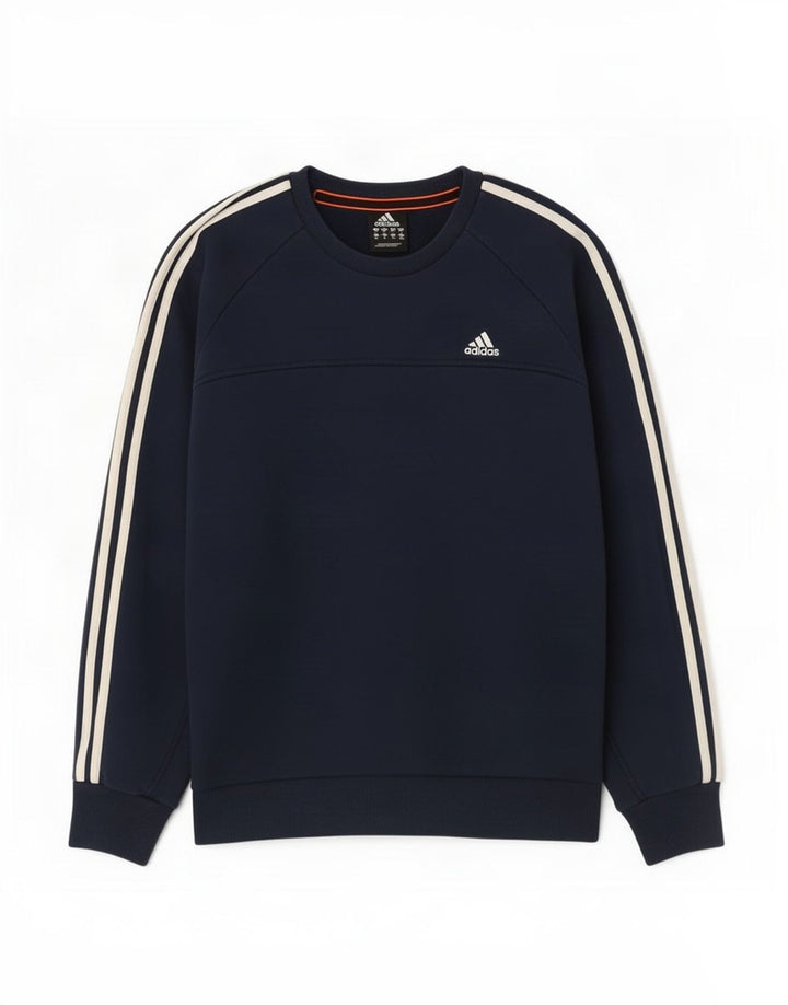 Мужской свитер Adidas Джемпер среднего размера, темно-синий, хлопок