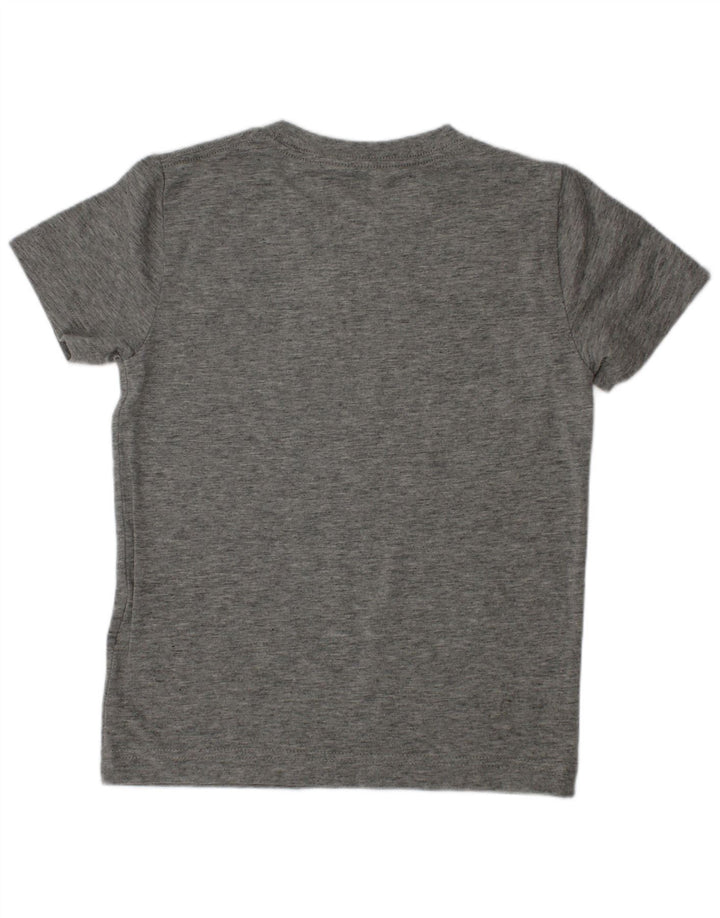 Футболка с рисунком Converse для мальчиков, топ 5–6 лет, хлопковый цвет среднего серого цвета