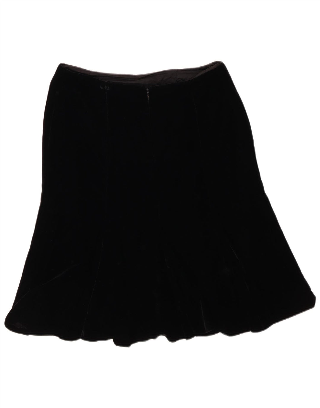 LUISA SPAGNOLI Женская велюровая юбка-труба IT 44 Medium W30 Черная вискоза