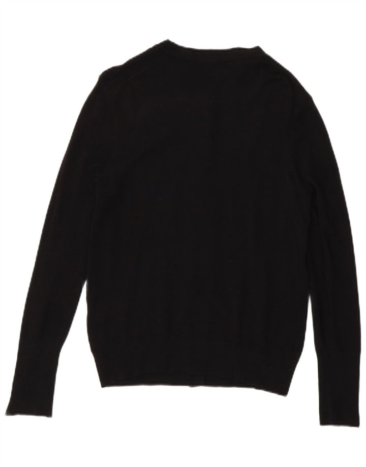 Женский кардиган Zara UK 12, средний черный вискоза