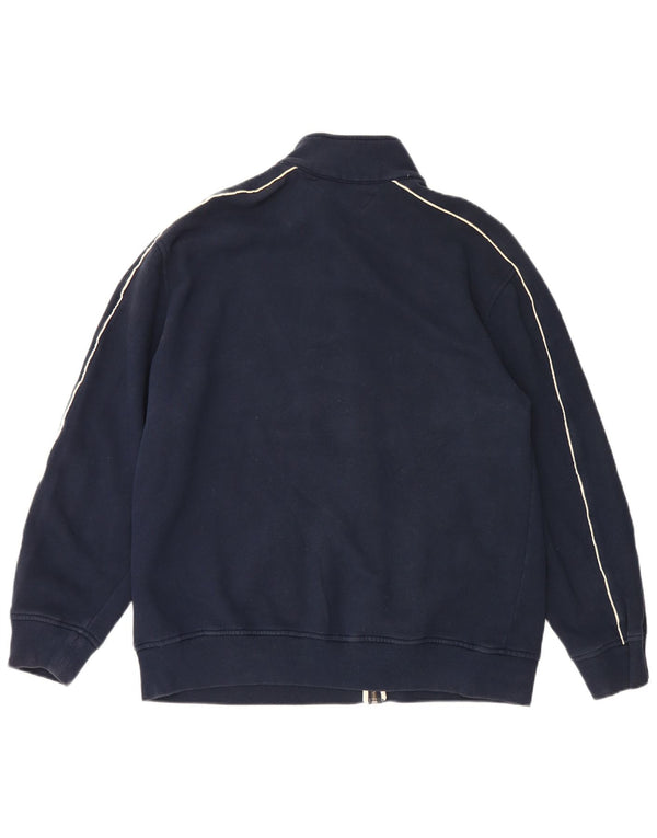 Tommy Hilfiger Мужской спортивный костюм с графическим рисунком, верхняя куртка XL, темно-синий, хлопок