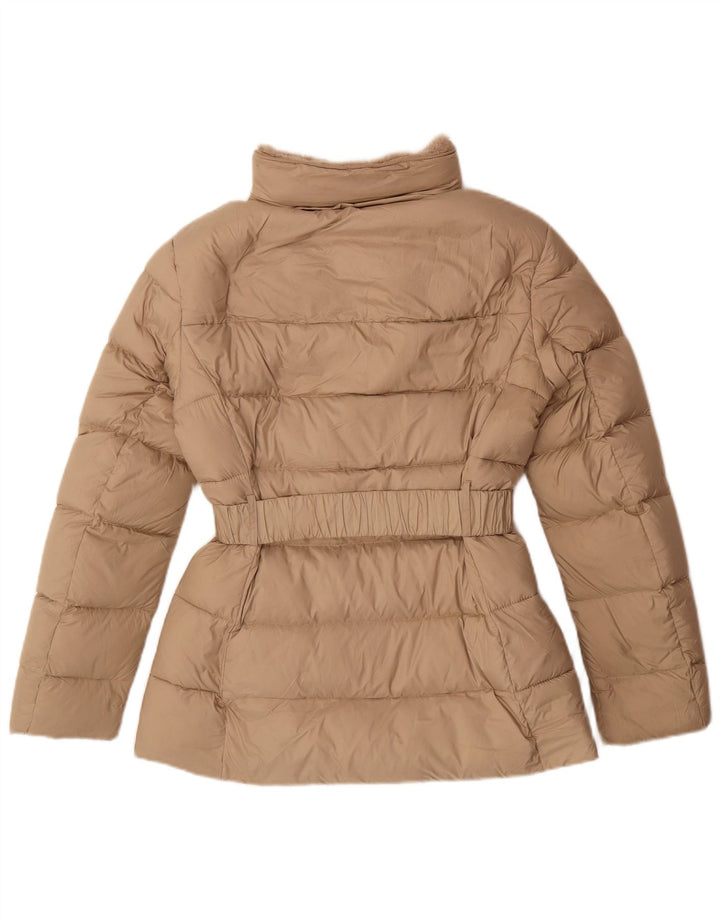 Женская стеганая куртка Zara UK 10, маленький размер, бежевый полиэстер