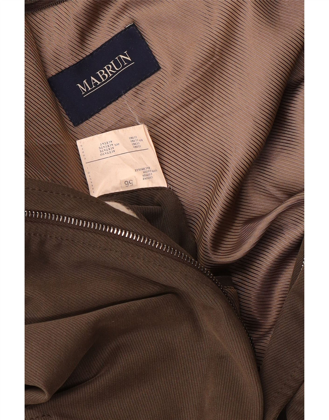 Мужская куртка Mabrun IT 56 3XL Коричневый хлопок