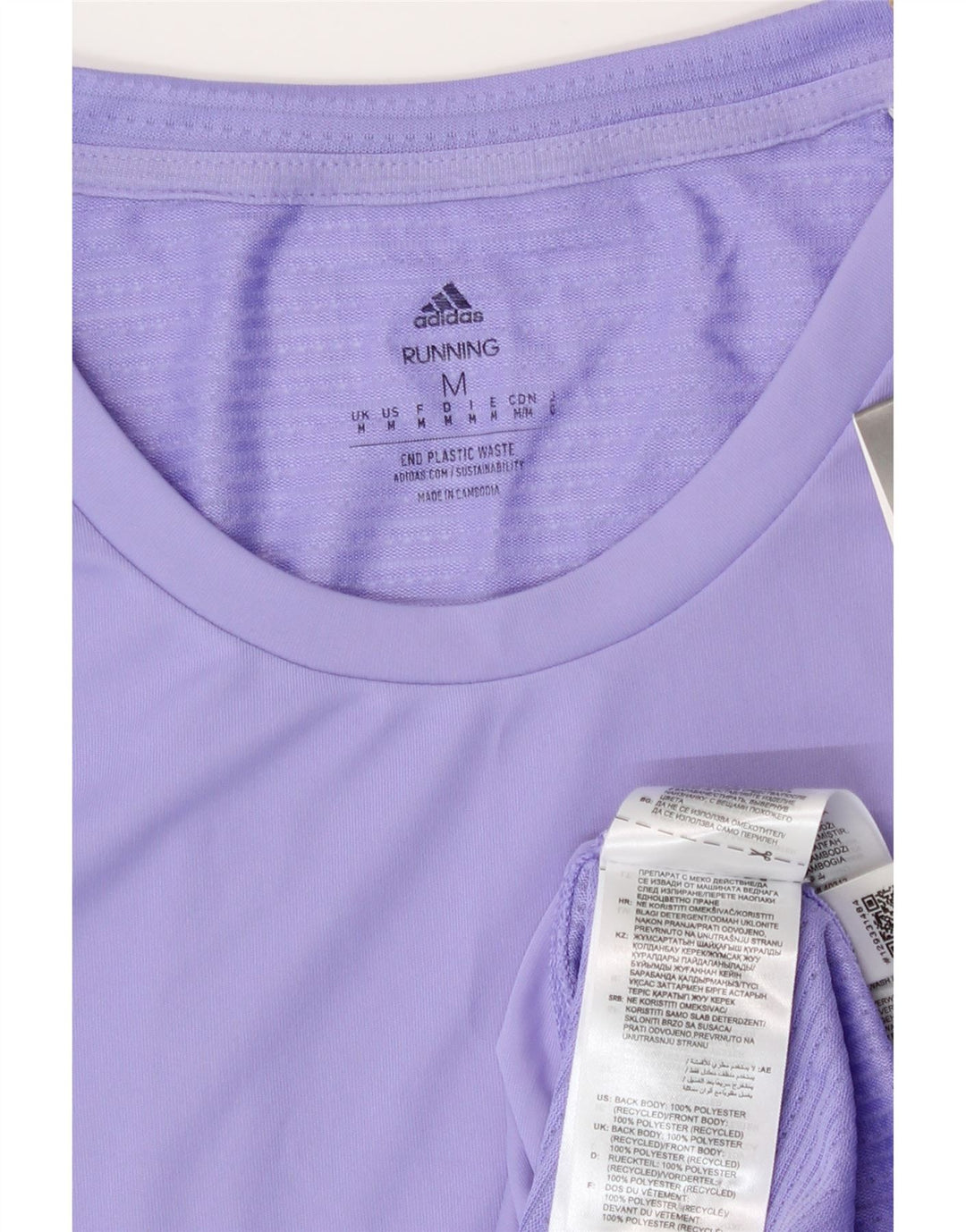 Adidas Мужская футболка Aeroready Верх среднего фиолетового цвета из полиэстера