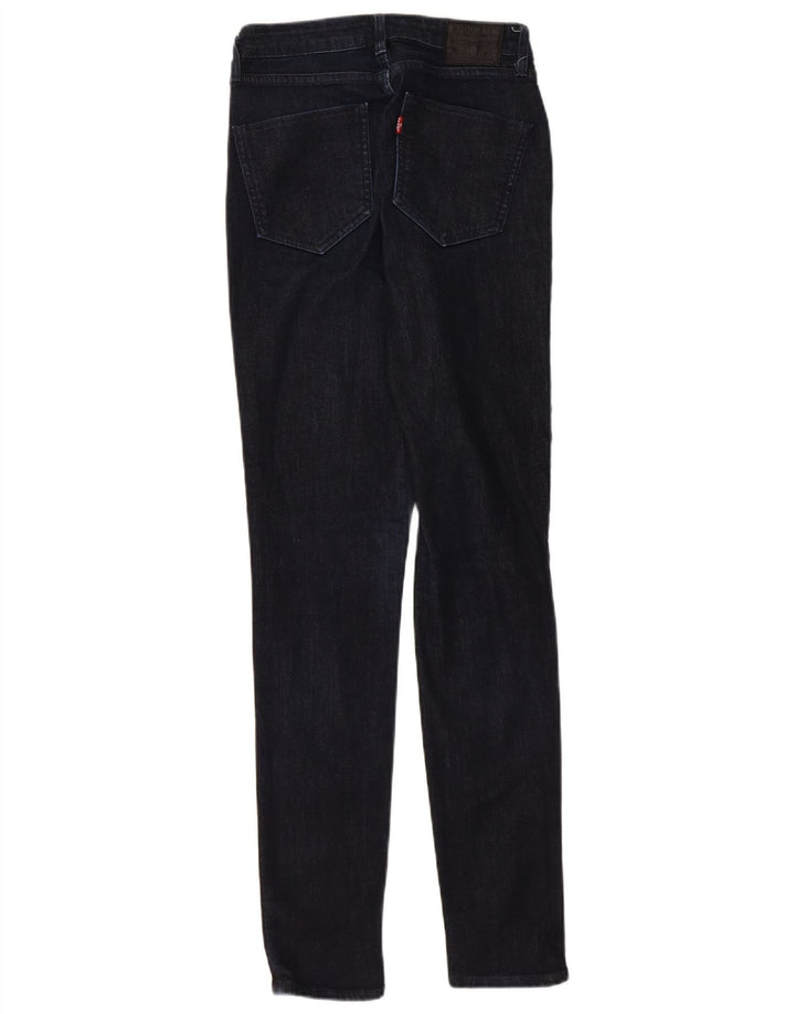 Женские джинсы скинни LEVI'S W27 L32 Темно-синий хлопок