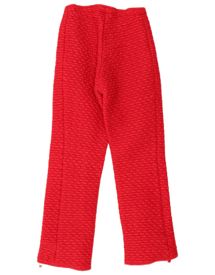 Винтажные женские лыжные брюки W26 L27 красные