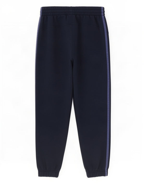 Adidas Boys Tracksuit Trousers Joggers 9-10 Years Navy Blue Cotton