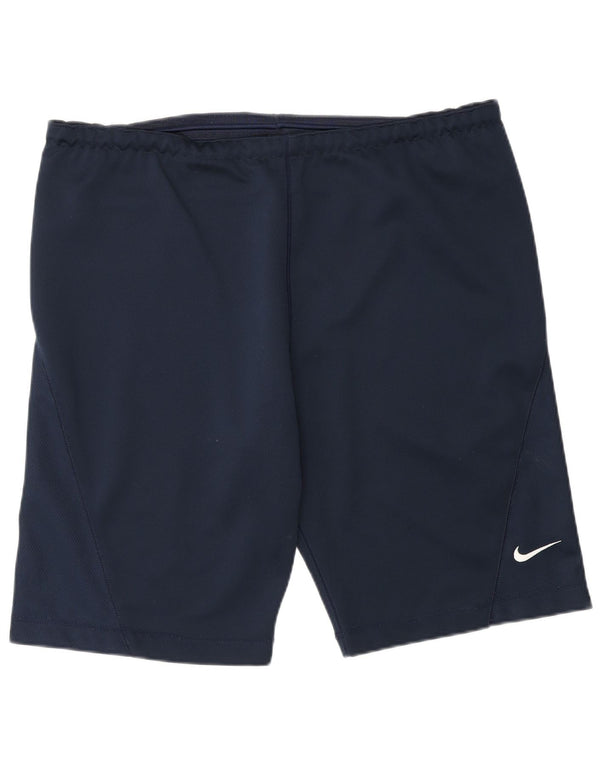 Мужские спортивные шорты Nike, большие, темно-синие