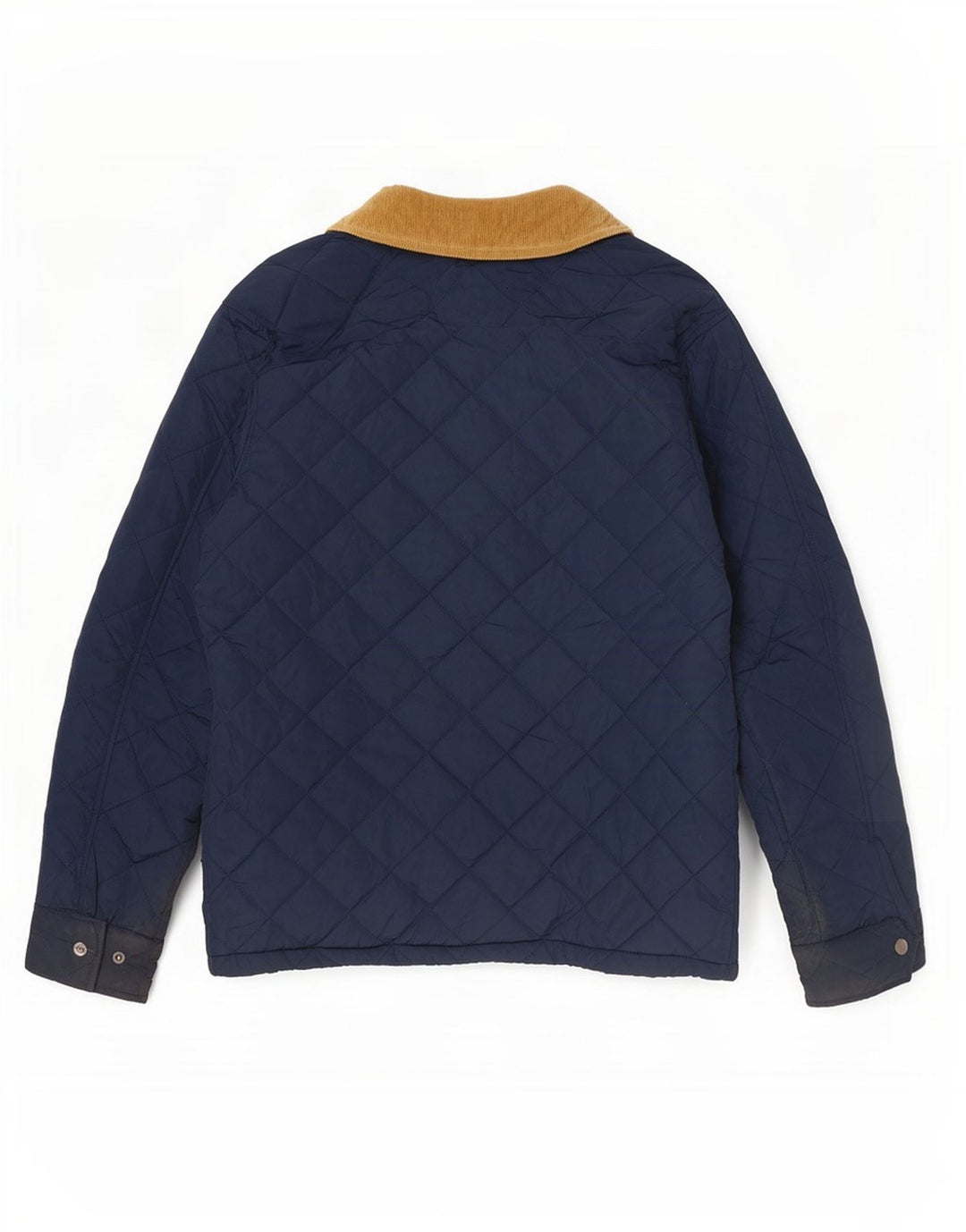 Мужская стеганая куртка Crew Clothing UK 36, маленький темно-синий полиэстер