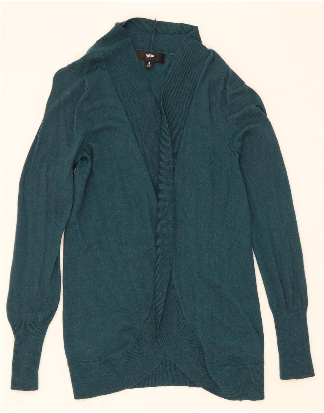MOSSIMO Womens Cardigan Sweater UK 10 Small Navy Blue Nylon Vintage Mossimo and Second-Hand Mossimo from Messina Hembry 
