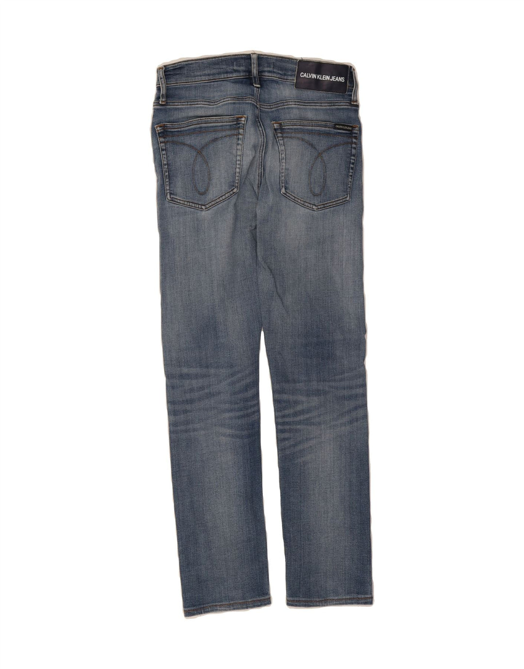 CALVIN KLEIN Mens Straight Jeans W30 L28 Blue Cotton Vintage Calvin Klein and Second-Hand Calvin Klein from Messina Hembry 
