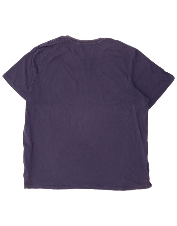 Мужская футболка с рисунком Levi's, топ 2XL, темно-синий, хлопок