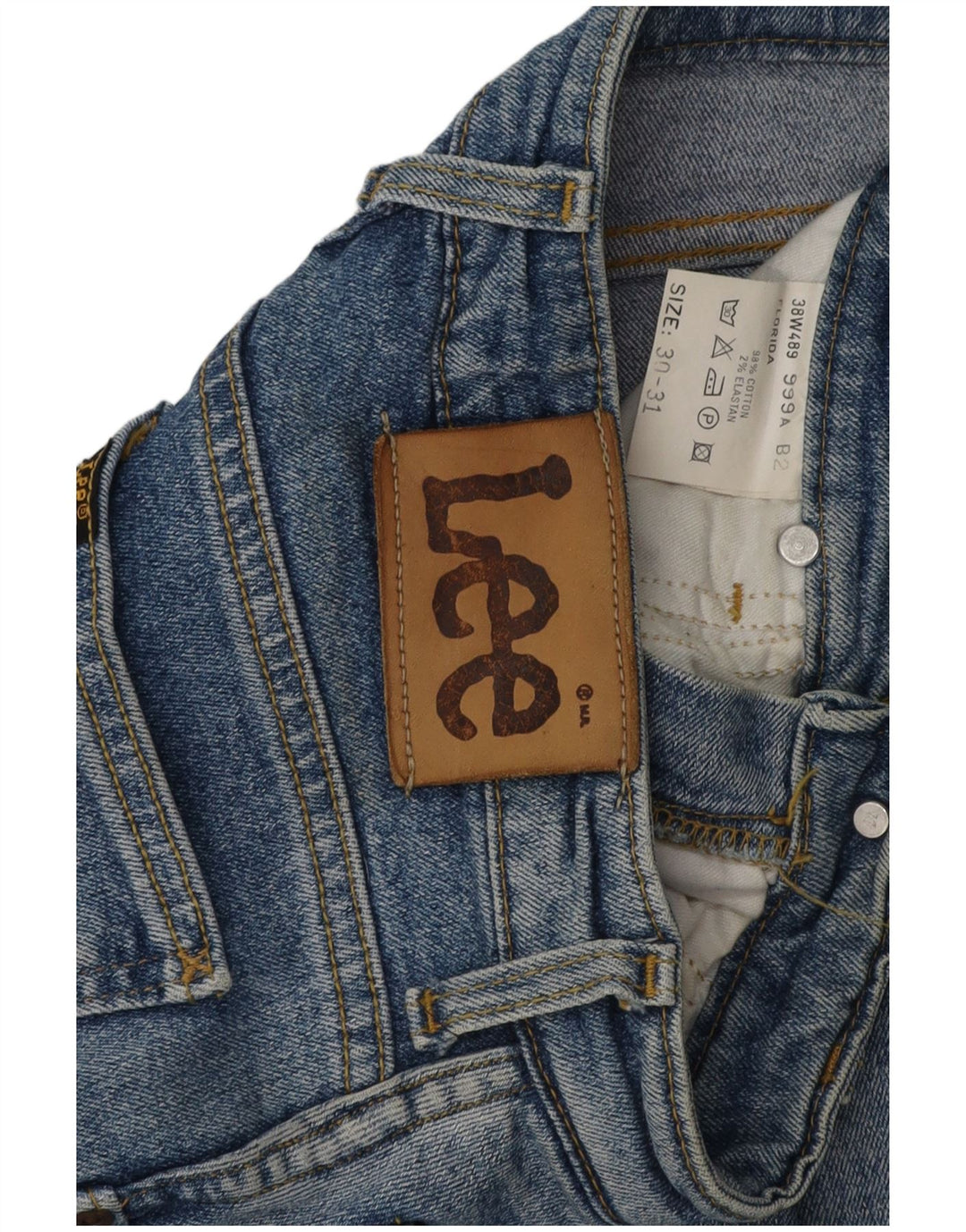 Женские узкие джинсы LEE W30 L31 синие, хлопок