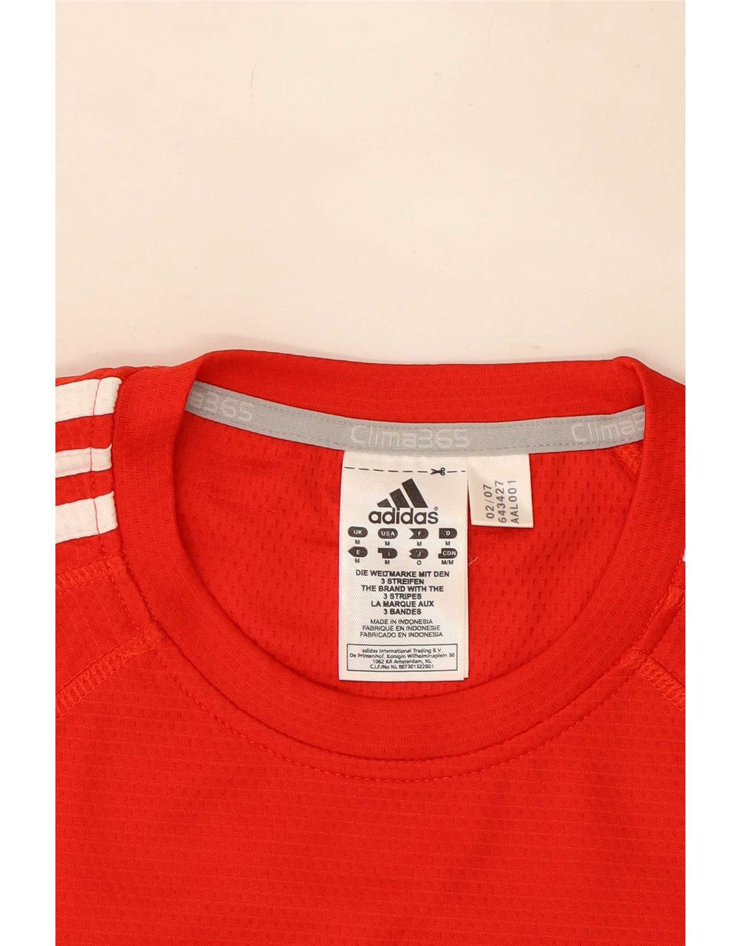 Adidas Мужская футболка с рисунком Kruger Top Medium Red Полиэстер