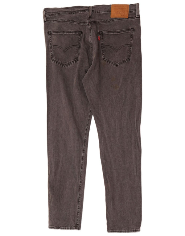 Мужские зауженные зауженные джинсы Levi's 512 W34 L32 Серые хлопковые