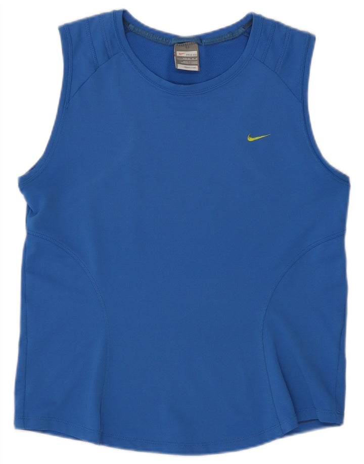 Женский жилет Nike, США, 8/10, средний синий полиэстер