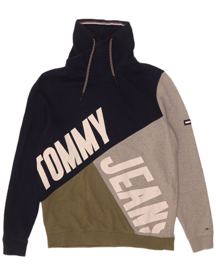 Мужской свитшот с рисунком Tommy Hilfiger XL, разноцветный с цветными блоками