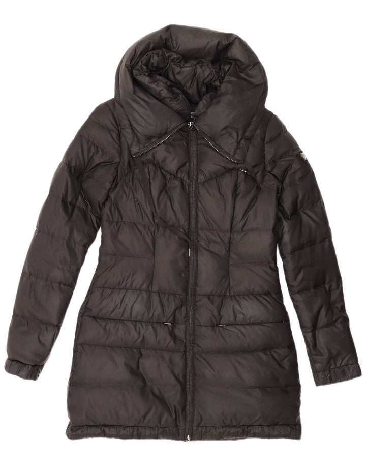 Guess Женский пуховик оверсайз UK 4 XS Черный Полиамид