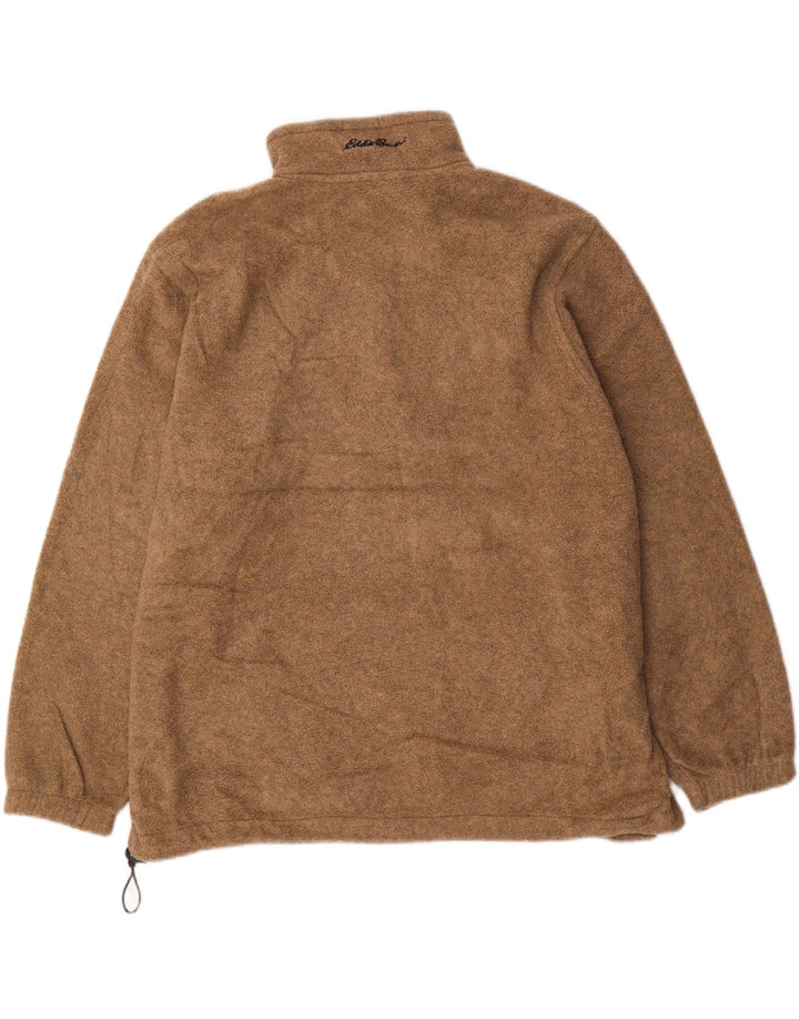 Мужской флисовый джемпер EDDIE BAUER XL, коричневый, полиэстер