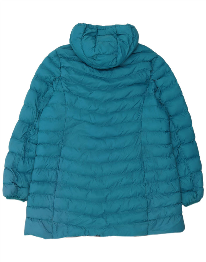 Женское пуховое пальто с капюшоном Mountain Warehouse UK 20 2XL, синий полиэстер
