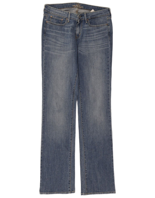 Женские прямые джинсы Levi's с легким изгибом классического кроя W30 L34, синий хлопок